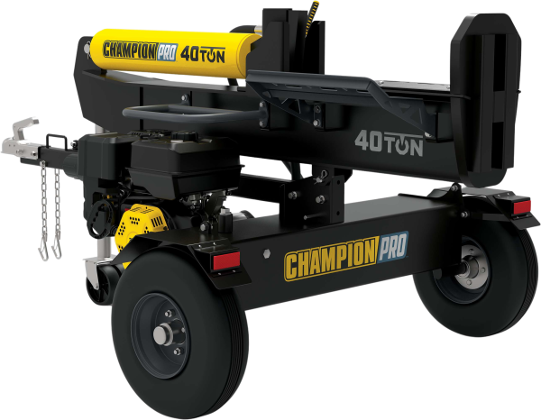 Champion 201091 Pro 40-Ton Log Splitter Horizontal/Vertical Full Beam Gas With Auto Return New